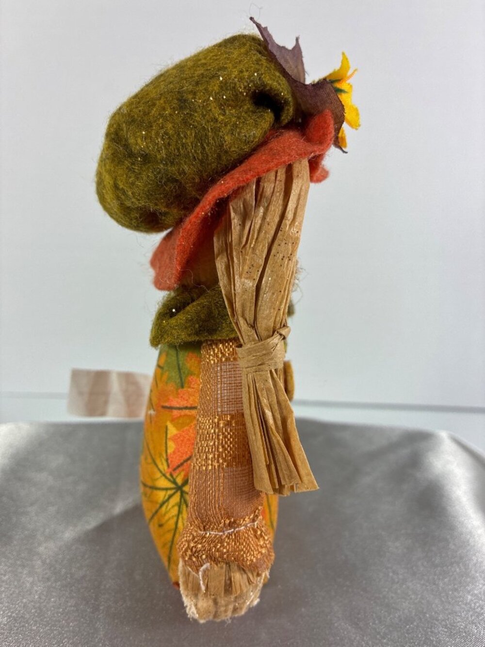 Handmade Fall Scarecrow Shelf Sitter - Picture 7 of 10